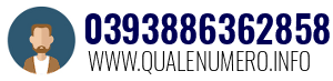 Numero di telefono 0393886362858 0393886362858