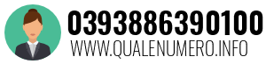 Numero di telefono 0393886390100 0393886390100