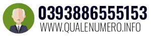 Numero di telefono 0393886555153 0393886555153