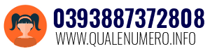 Numero di telefono 0393887372808 0393887372808
