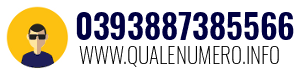 Numero di telefono 0393887385566 0393887385566