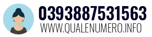 Numero di telefono 0393887531563 0393887531563