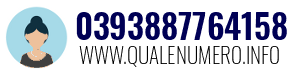 Numero di telefono 0393887764158 0393887764158