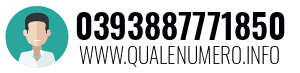 Numero di telefono 0393887771850 0393887771850