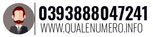 Numero di telefono 0393888047241 0393888047241