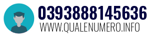 Numero di telefono 0393888145636 0393888145636