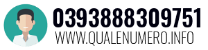 Numero di telefono 0393888309751 0393888309751