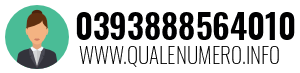 Numero di telefono 0393888564010 0393888564010