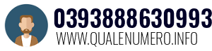 Numero di telefono 0393888630993 0393888630993