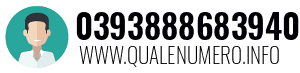 Numero di telefono 0393888683940 0393888683940