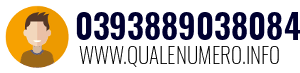 Numero di telefono 0393889038084 0393889038084