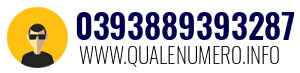 Numero di telefono 0393889393287 0393889393287