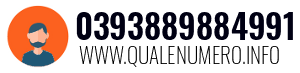 Numero di telefono 0393889884991 0393889884991