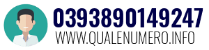 Numero di telefono 0393890149247 0393890149247