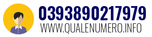 Numero di telefono 0393890217979 0393890217979