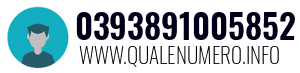 Numero di telefono 0393891005852 0393891005852