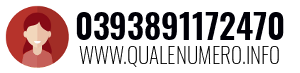 Numero di telefono 0393891172470 0393891172470