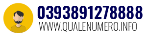 Numero di telefono 0393891278888 0393891278888