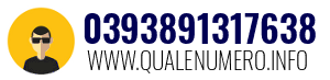 Numero di telefono 0393891317638 0393891317638