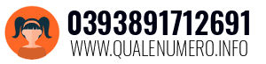 Numero di telefono 0393891712691 0393891712691