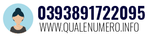 Numero di telefono 0393891722095 0393891722095