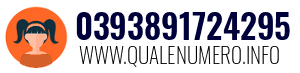 Numero di telefono 0393891724295 0393891724295