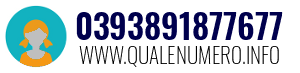 Numero di telefono 0393891877677 0393891877677