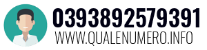 Numero di telefono 0393892579391 0393892579391