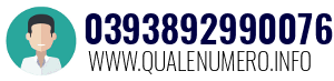 Numero di telefono 0393892990076 0393892990076