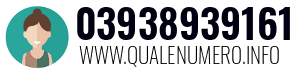 Numero di telefono 03938939161 03938939161