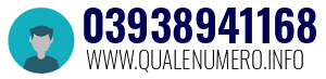Numero di telefono 03938941168 03938941168