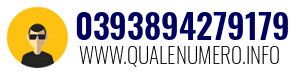 Numero di telefono 0393894279179 0393894279179