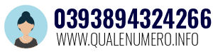 Numero di telefono 0393894324266 0393894324266