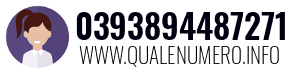 Numero di telefono 0393894487271 0393894487271