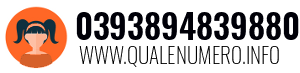 Numero di telefono 0393894839880 0393894839880