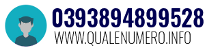 Numero di telefono 0393894899528 0393894899528