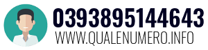 Numero di telefono 0393895144643 0393895144643