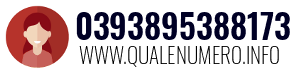 Numero di telefono 0393895388173 0393895388173