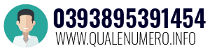 Numero di telefono 0393895391454 0393895391454