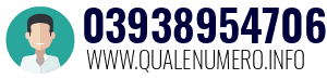 Numero di telefono 03938954706 03938954706