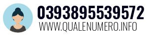 Numero di telefono 0393895539572 0393895539572