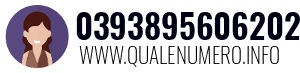 Numero di telefono 0393895606202 0393895606202