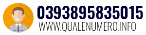 Numero di telefono 0393895835015 0393895835015