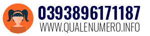 Numero di telefono 0393896171187 0393896171187