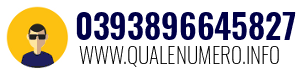 Numero di telefono 0393896645827 0393896645827