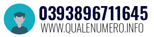 Numero di telefono 0393896711645 0393896711645