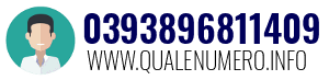 Numero di telefono 0393896811409 0393896811409