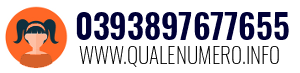 Numero di telefono 0393897677655 0393897677655