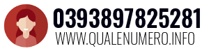 Numero di telefono 0393897825281 0393897825281