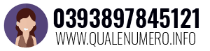 Numero di telefono 0393897845121 0393897845121